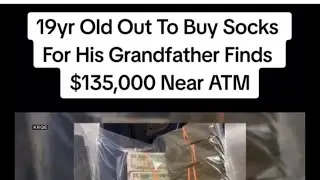 #BeHonest: Are you turning in $135,000 😳 if you found it on the side of the road 🤔? 💵