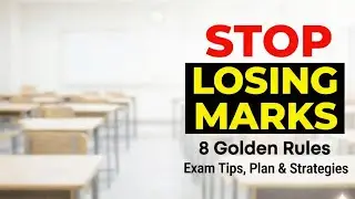 8 Golden Rules to Write English CBSE Exam | Score 95+ Easily | English Abaca Tips