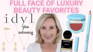 FULL FACE OF LUXURY FAVORITES | PLUS IDYL JEWELRY UNBOXING!