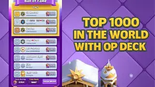 Climbing Ladder fast with OP Deck !! English Commentary !! Clash Royale 