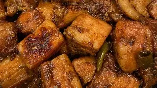Spicy pork adobo!