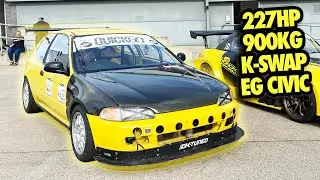 JAPCOM Quick60 Challenge 2024 - K20 Civic EG Highlights Reel