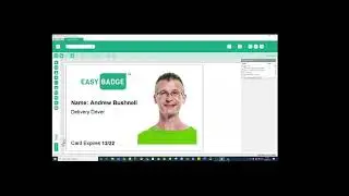 EasyBadge How to print back of 2 sided card on single sided printer