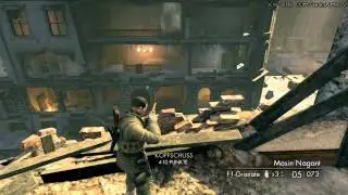 Sniper Elite V2 - Sniper Elite Difficulty Walkthrough - Opernplatz - HD