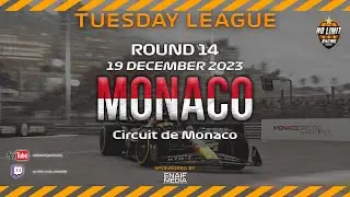 NLRC TUESDAY LEAGUE RACE 14 MONACO #SEASON 9 #F1LEAGUE #F1 #SEASON9 #2023
