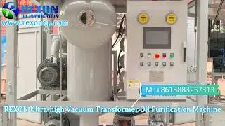 Ultra High Vacuum Transformer Oil Purification Machine for #TransformerMaintenance #Electrician