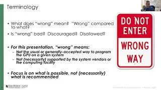 Webinar 060: Wrong Way: Lessons Learned and Possibilities for Using the 