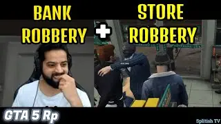 Rakazone GTA 5 Rp Epic Dual Robbery (Store And Bank Robbery) with friends. #gta5rp #roleplay