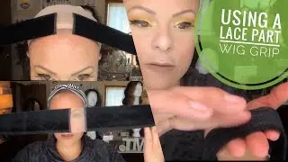 DETAILED DEMO: Using a Lace Part Wig Grip | Talk Through Demo | #WinterWigCoaching