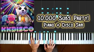 K. K. Disco (K. K. Slider) Piano - Animal Crossing: New Horizons [Piano Tutorial][How To Play]