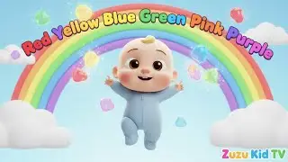 Red Yellow Blue Green Pink Purple Adventure | Learn Colors & Toddler Fun Song for Kids
