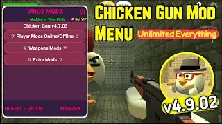 Меню мода Chicken Gun 4.9.02 || Неограниченные возможности, разблокировка предметов и многое друг...