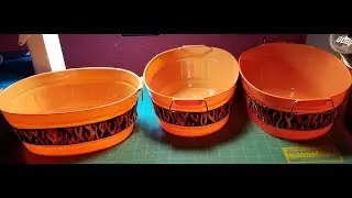21. How to cover a bucket with fabric
