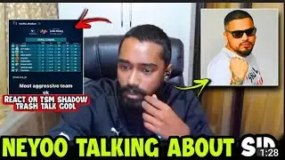 neyoo angry on tsm shadow trash talk| shadow target godlike| neyo on sid target godl
