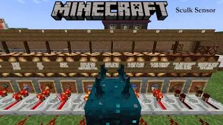 Minecraft: Sculk Sensors and Redstone Farms (1.19)