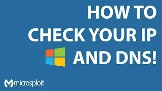 How to Find Your IP and DNS!