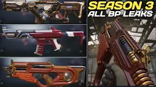 Season 3 All Battle pass Weapons Ironsights Full Gameplay Leaks Codm 2024 | Season 3 Battle pass Cod