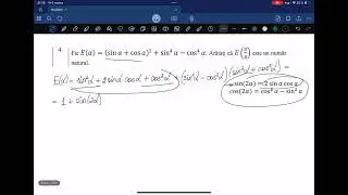 BAC Pretestare 2022, Itemul 4, Trigonometrie