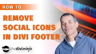 How to Remove Social Icons from Divi WordPress Footer Bottom Bar