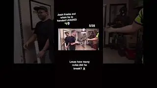 Josh Block points loaded gun at someone. Scary stuff from Worldoftshirts