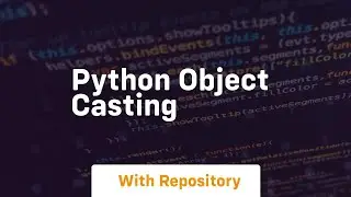 python object casting