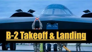 B-2 Flying and Landing #b2spirit
