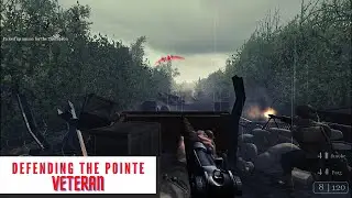 Call of Duty 2 | D Day - Defending the Pointe - Veteran | Gameplay