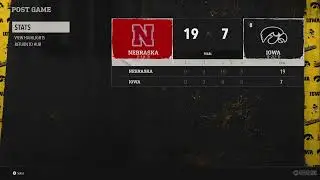 CFB26 AUSSIE SIM League Heroes Game Nebraska Cornhuskers at Iowa Hawkeyes