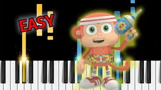 Chico Bon Bon - Theme Song - EASY Piano Tutorial