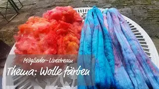 Wolle färben | Mitglieder-Livestream 14.09.2021
