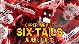 6 TAILS NARUTO SS RANK UNDER 50 TURNS | Naruto Ultimate Ninja Blazing