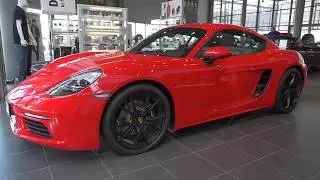 Обзор Porsche 718 Cayman Guard Red 2016