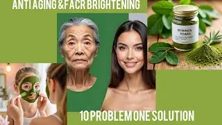 Moringa benefits Face Mask for Wrinkles, Fine Lines & Anti-Aging Secre#Botox Alternative!#collagen 