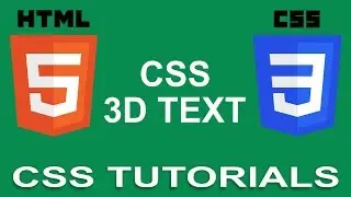 html and css use 3d text in hindi