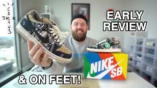 I Bought The FIRST Pair! TRAVIS SCOTT Nike SB Dunk Low Review And On Feet