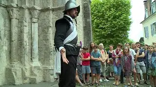 Visite historique d'Oloron , quartier Ste Croix