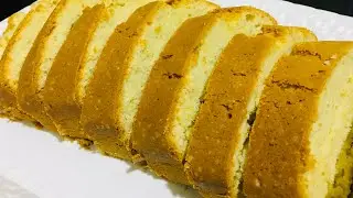 Tea Cake Recipe | Sponge Cake Recipe | Hot Milk Sponge Cake | Vanilla Sponge Cake |
