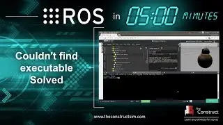 [ROSInOneMinute] Couldn't find executable Solved