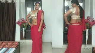 HOW TO DRAPE A SAREE | A VERY UNIQUE AND NEW STYLE OF DARPING A SAREE | SIDANKIBEAUTY
