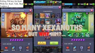 Taptap Heroes - PULLING 500 GOLD KEYS FOR KURT
