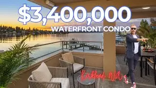 Kirkland Waterfront Living: $3.4M Condo Walking Distance to Downtown