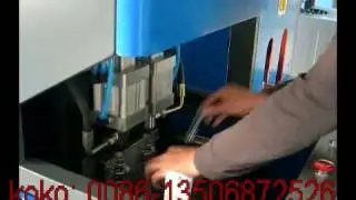 2 cavities blow molding plastic preform heating machinery