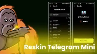 Reskin telegram mini app | mini app | Siam Shekh