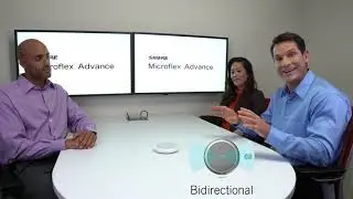 Shure Microflex Advance MXA910 and MXA310 Демонстрация работы.