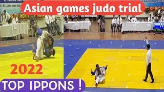 2022 top ippons || Asian gamesjudo  trial Ippon 2022 #judo