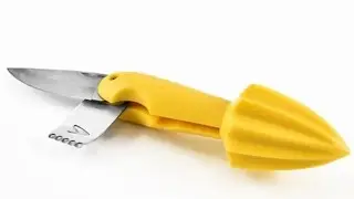 Stainless steel lemon squeezer