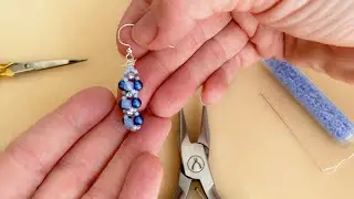 How to Bead Weave the Moonlight Sonata Earrings