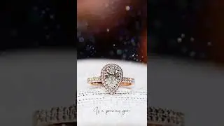 18K Rose Gold Engagement Ring