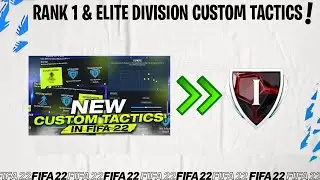 FIFA22 - CUSTOM TACTICUL CU CARE AM FACUT ELITE DIVISION(ECHIPA DE 50K) & RANK 1(ECHIPA DE 100K)