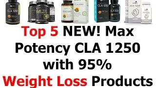 Top 5 CLA 1250 with 95% active Conjugated Lineolic Acid Review Weight Loss Products That Work V68
